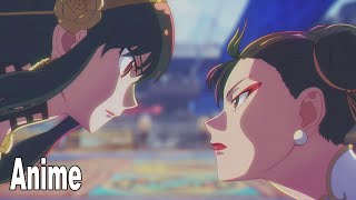 Yor Forger VS ChunLi Animation Street Fighter 6 x Spy × Family [upl. by Noraha]