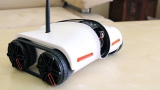 iOS Controlled Rover by Brookstone Review and Demo [upl. by Chobot956]