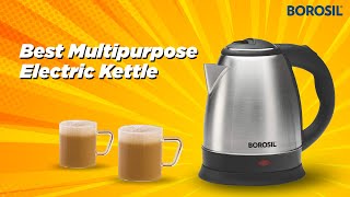 Best Electric Kettle 2023  15L Multipurpose Electric Kettle  Borosil [upl. by Lombard]