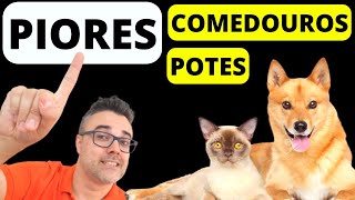 PIORES COMEDOUROS para cães e gatos [upl. by Annenn]