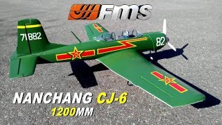 FMS NANCHANG CJ6 1200mm UNBOXING By RCINFORMER [upl. by Alcina]