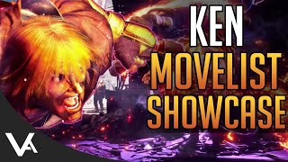 STREET FIGHTER 6 Ken Move List All Normals Specials amp Supers Closed Beta [upl. by Brendis]