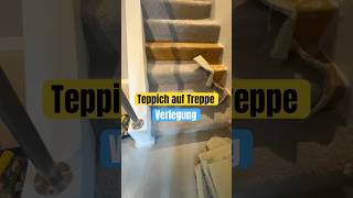 Treppe Teppich verlegen bodenleger vinylefloor home carpet flooring bremen hamburg [upl. by Delphina172]