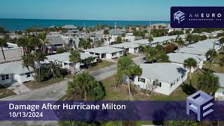 After Hurricane Milton  Englewood Beach Condos  Englewood Florida  AmEuro Construction [upl. by Sontich316]