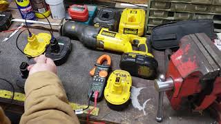 Revive your old dead 18 volt Dewalt battery trick [upl. by Nirda]