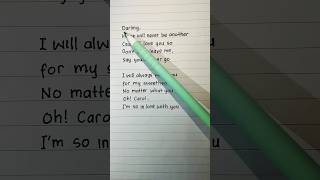 Lets sing and learn English  Oh Carol Oh Carol 2 shorts [upl. by Ntisuj]