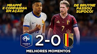 MBAPPÉ DOMINOU  França 2x0 Bélgica 2024  Melhores Momentos Nations League [upl. by Anal641]