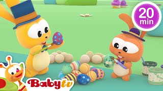 De Paashaas 🐰 🥚  meer kinderliedjes en kinderrijmpjes  Liedjes amp Rijmpjes 🎵 BabyTVNL [upl. by Idarb132]