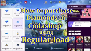 How to purchase diamonds using regular loadMobile Legend 2022 [upl. by Annairba]