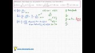 Primitive dune fonction  Trouver une primitive dun quotient  Exercice type Bac très important [upl. by Mamie57]