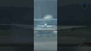 Counterproductive crosswind controls BA A380 goaround after mishandling [upl. by Starlin]