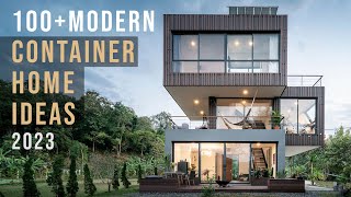 Top 100 Unique Container Home Design Ideas for 2023 [upl. by Atillertse]