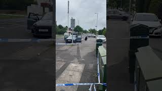 scene of a police incident on Haworth Road in Bradford [upl. by Disario]