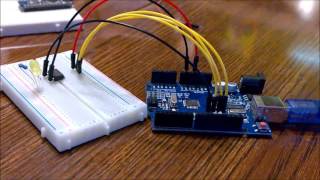 Programming ATTiny13 with Arduino Uno [upl. by Nrublim]