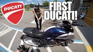 Ducati Diavel Test Ride  Found A Passenger [upl. by Bodi661]