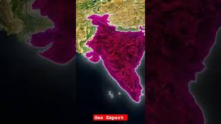 Water Divide Line of India mapshorts cartography river geoexpert geography india topography [upl. by Siladnerb]