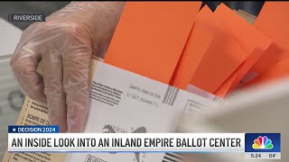 An inside look into an Inland Empire ballot center [upl. by Huttan]