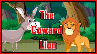 The Coward Lion  Panchatantra Moral Stories for Kids in English  Maha Cartoon TV English [upl. by Anavas72]