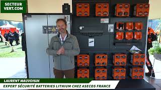 STIHL FRANCE  ARMOIRE A CHARGEURS ASECOS FRANCELAURENT MAUVOISIN EXPERT SECURITE BATTERIES LITHIUM [upl. by Samal]