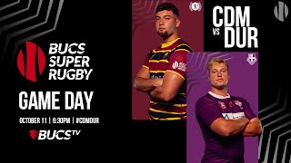 Cardiff Met vs Durham  LIVE BUCS Super Rugby [upl. by Ko]