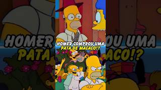 HOMER COMPROU UMA PATA DE MACACO simpsons thesimpsons shorts homer bart [upl. by Nordine]