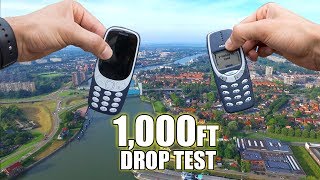 Nokia 3310 vs New Nokia 3310 DROP TEST from 1000 FEET  Durability Review [upl. by Sethi]