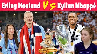 Exclusive Comparison Of Erling Haaland VS Kylian Mbappé 2024Erling Haaland Vs Kylian Mbappé Speeds [upl. by Tiff]