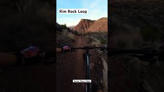 Hardtail MTB Traverses down Steep Singletrack Wash mtb haro hardtail dji shorts [upl. by Damiano]