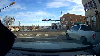 Traveling downtown in Gallup New Mexico on Route 66 with a train [upl. by Gaskins]