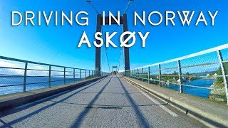 Driving in Norway Askøy [upl. by Dnalyk]