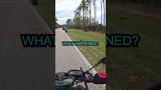 She Crashed Her Motorcycle crash [upl. by Anotyad]