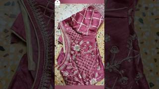 Sewing Tips and Tricks For Sleeves Designs EMBROIDERY BLOUSE Design MATCHING [upl. by Ariay]