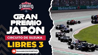 EN VIVO LIBRES 3  GRAN PREMIO DE JAPÓN  FÓRMULA 1 [upl. by Merras]