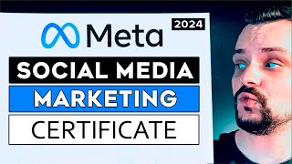 Meta Social Media Marketing Professional Certificate Review  2024  Is it Worth the Money [upl. by Kiryt]