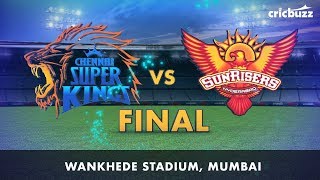 Cricbuzz LIVE IPL 2018 Final  CSK vs SRH Prematch show [upl. by Hgielrebmik]