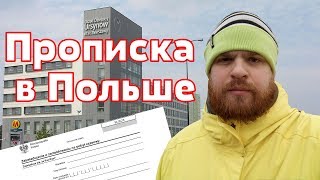 Прописка в Польше Zameldowanie Как замельдоваться в Польше и получить мельдунек [upl. by Thirzia]