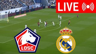 🔴LIVE  Lille vs Real Madrid  UEFA Champions League 2425  Match Live Now [upl. by Melinda]