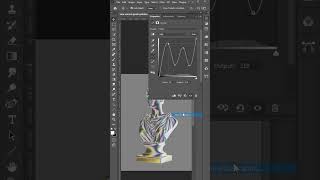 Turn Objects to Gold in Photoshop 2024 shorts [upl. by Seuqram]