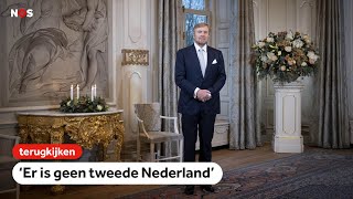 TERUGKIJKEN  Kersttoespraak koning WillemAlexander [upl. by Suidualc829]