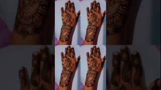 How to draw lakshmi ji with ganesh ji stylish mahamdi desine [upl. by Erot]