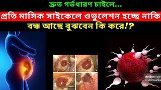 প্রতি মাসিক সাইকেলে ওভুলেশন হচ্ছে নাকি বন্ধ আছে বুঝবেন কি করে Anovulatory Symptoms [upl. by Dorotea]