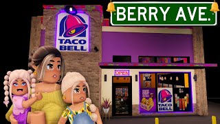 TACO BELL IN BERRY AVENUE 🌮 Roblox Family Roleplay [upl. by Varien747]