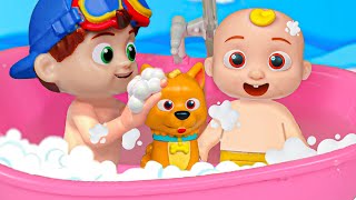 Lets Take a Bath  Bath Song Fun Time  CoComelon Toys  Nursery Rhymes amp Bibi Kids Song [upl. by Goldberg]