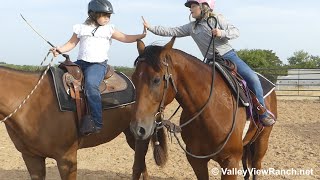 Teles Sumpin  cowgirl warm up  ValleyViewRanchnet [upl. by Myles348]