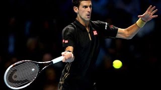 World Tour Final 2014 Djokovic vs Wawrinka Highlights [upl. by Ewnihc]