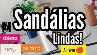 SANDÁLIAS FEMININAS VERÃO 2024 AMARRAÇÃO  FIVELA  SALTO BAIXO  ALTO ✨ DAKOTA BEIRARIO MODARE [upl. by Elakram]