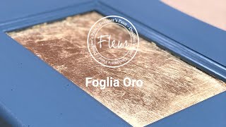 🇮🇹 Foglia Oro  Come applicarla in 4 step [upl. by Kunz385]