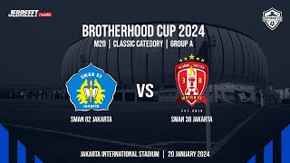 Brotherhoood Cup  SMAN 82 JAKARTA 0  4 SMAN 38 JAKARTA  Classic Category  Group A 004 [upl. by Sibella]