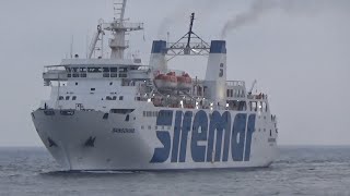 Nave Sansovino in arrivo al porto di Pantelleria [upl. by Ttik]