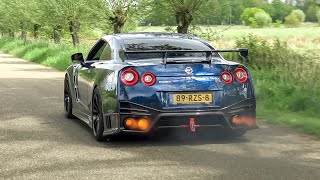 2000HP Nissan GTR R35  Accelerations Rolling Launch amp Flames [upl. by Ahsatsana]